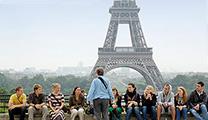 SPU students in Paris on study abroad